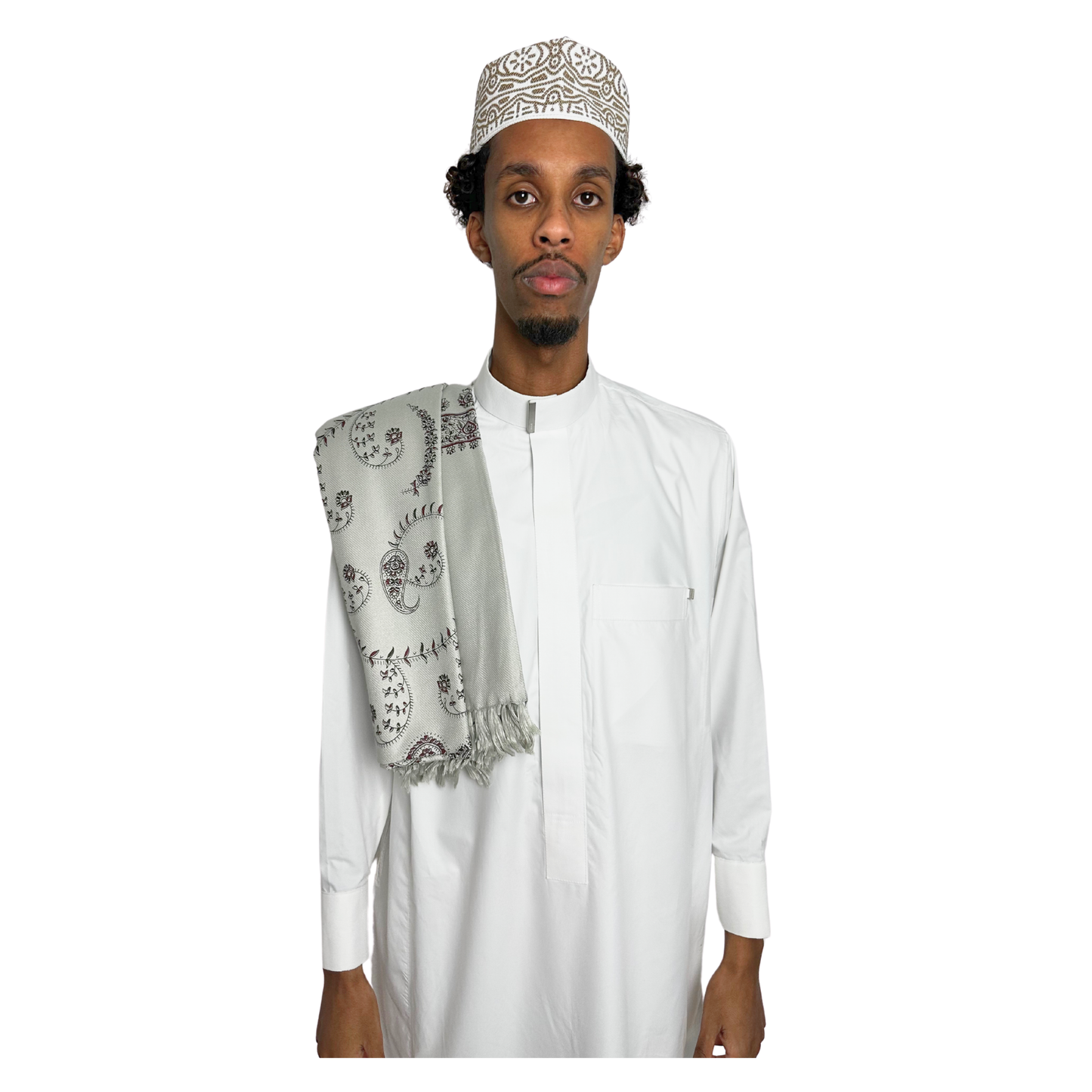 Premium Silver Somali Shaal