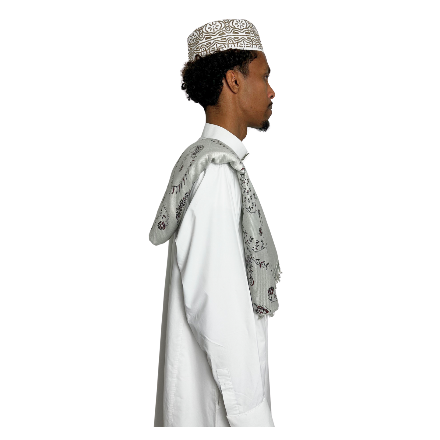 Premium Silver Somali Shaal